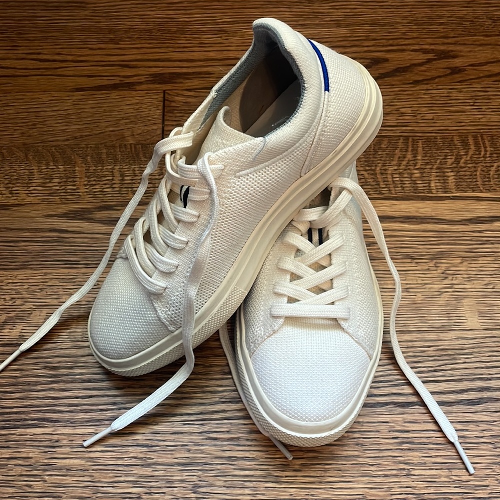 Rothy's Cream Sneakers - Picture 2 of 3